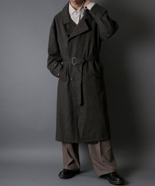 LAISSE PASSE ウールトレンチコート エクリュ 36サイズ LAISSE PASSE ウールトレンチコート エクリュ 36サイズ LAISSE