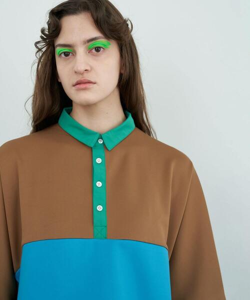 FRAPBOIS（フラボア）の「マッチ カットソー（Tシャツ/カットソー・レディース・ブラック/ベージュ・1/2）」の10枚目の写真