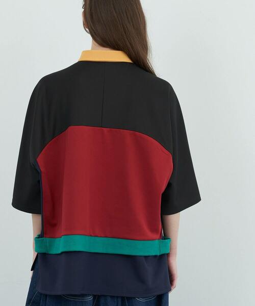 FRAPBOIS（フラボア）の「マッチ カットソー（Tシャツ/カットソー・レディース・ブラック/ベージュ・1/2）」の20枚目の写真