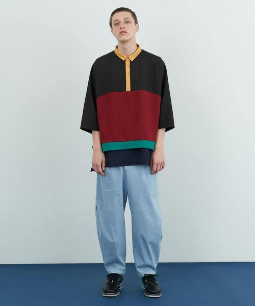 FRAPBOIS（フラボア）の「マッチ カットソー（Tシャツ/カットソー・レディース・ブラック/ベージュ・1/2）」の3枚目の写真