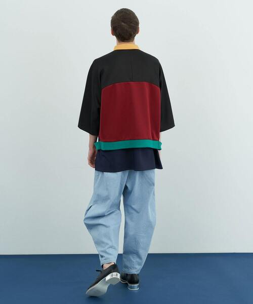 FRAPBOIS（フラボア）の「マッチ カットソー（Tシャツ/カットソー・レディース・ブラック/ベージュ・1/2）」の4枚目の写真