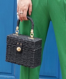 CORNERS | スクエアカゴバニティバッグ(かごバッグ)