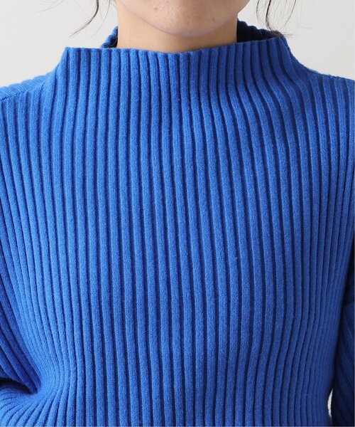 frames RAY CASSIN（フレームスレイカズン）の「ボトルネックボリュームスリーブリブプルオーバー（ニット/セーター・レディース・ブラック/オフホワイト/イエロー/ブルー/グリーン/ラベンダー/ライトピンク/ワイン/グレイッシュベージュ/イエロー×グリーン/ブラック系・FREE）」の17枚目の写真