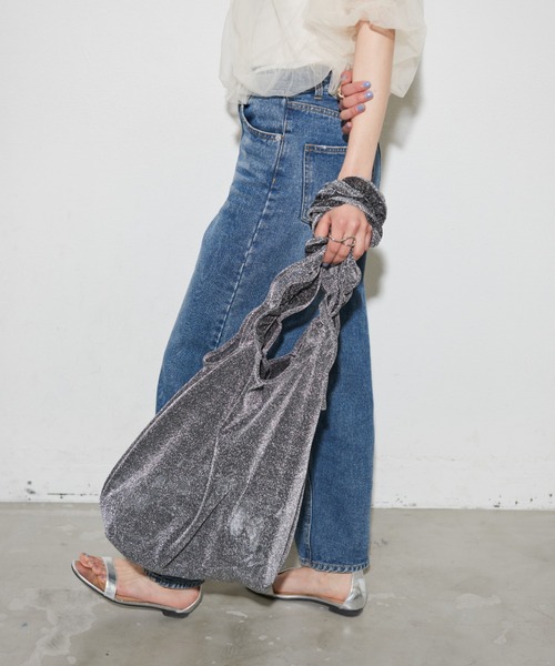 Shelly island（シェリーアイランド）の「フリルショルダートートバッグ（トートバッグ・レディース・オレンジ/グリーン/ブラック/ホワイト/その他・FREE）」の5枚目の写真