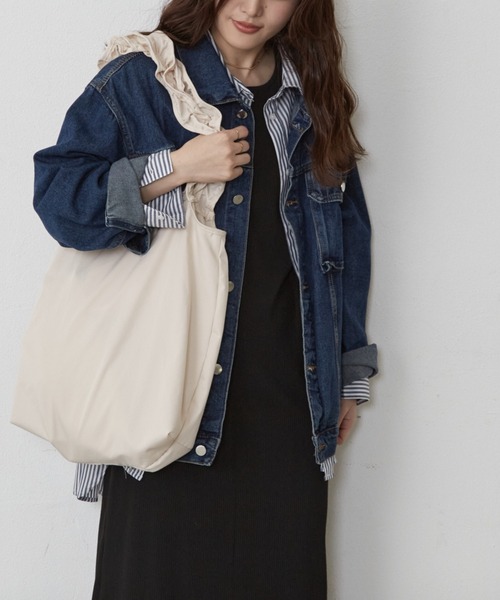 Shelly island（シェリーアイランド）の「フリルショルダートートバッグ（トートバッグ・レディース・オレンジ/グリーン/ブラック/ホワイト/その他・FREE）」の17枚目の写真