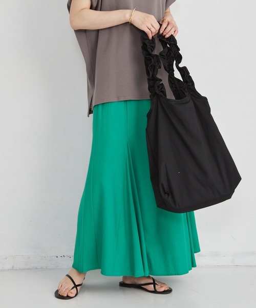 Shelly island（シェリーアイランド）の「フリルショルダートートバッグ（トートバッグ・レディース・オレンジ/グリーン/ブラック/ホワイト/その他・FREE）」の20枚目の写真