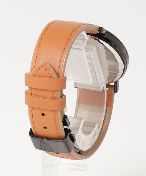 U.S. POLO ASSN.（ユーエスポロアッスン）の「【U.S. POLO ASSN.】ユーエスポロアッスン カラー腕時計 US-1B（アナログ腕時計・レディース・ネイビー/キャメル・FREE）」の3枚目の写真