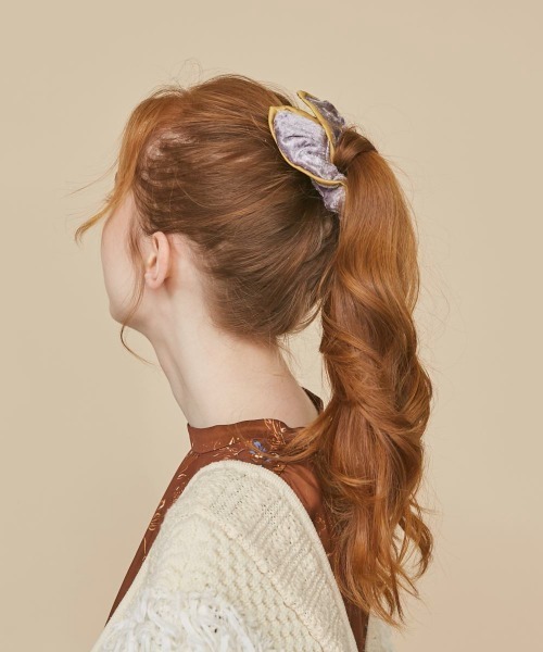 kaorinomori（カオリノモリ）の「kaorinomori フレムシュシュ（シュシュ・レディース・グリーン/グレー/ブラック・FREE）」の6枚目の写真