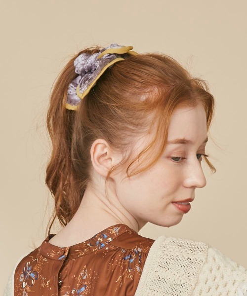 kaorinomori（カオリノモリ）の「kaorinomori フレムシュシュ（シュシュ・レディース・グリーン/グレー/ブラック・FREE）」の8枚目の写真