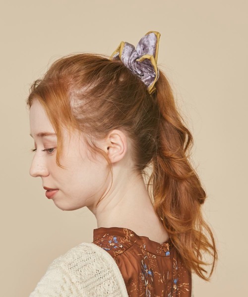 kaorinomori（カオリノモリ）の「kaorinomori フレムシュシュ（シュシュ・レディース・グリーン/グレー/ブラック・FREE）」の9枚目の写真