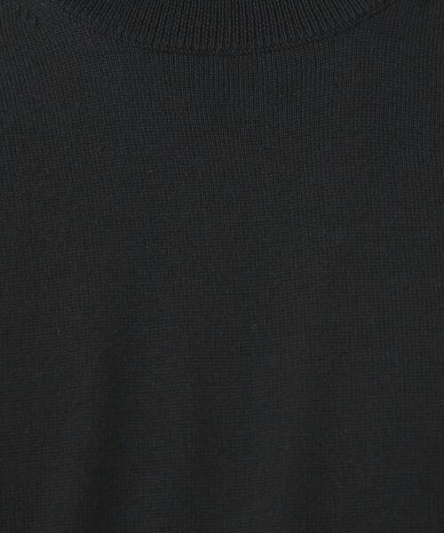 green label relaxing（グリーンレーベルリラクシング）の「120s 天竺 タートルネック ニット（ニット/セーター・メンズ・ブラック/ダークブラウン/ベージュ/コバルトブルー・S/M/L/XL）」の21枚目の写真