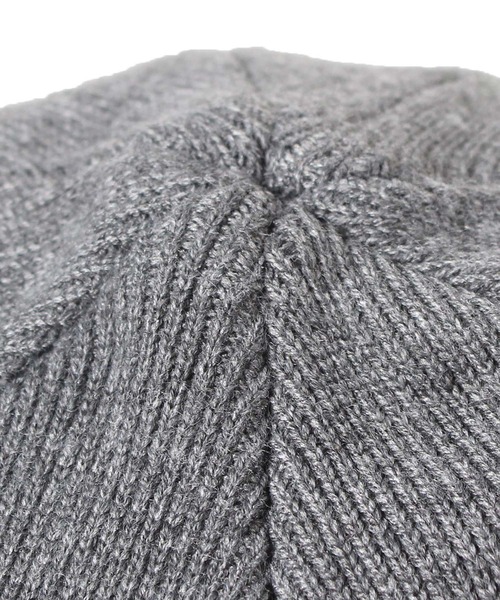 14+(イチヨンプラス)の「タグ付きニットワッチ(ニットキャップ/ビーニー・レディース・ブラック/ベージュ/ネイビー/グレー・MEDIUM/kids-M)」の5枚目の写真