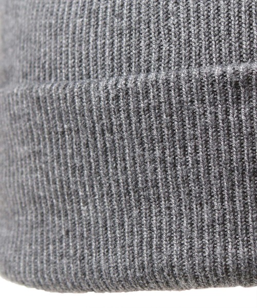 14+(イチヨンプラス)の「タグ付きニットワッチ(ニットキャップ/ビーニー・レディース・ブラック/ベージュ/ネイビー/グレー・MEDIUM/kids-M)」の6枚目の写真