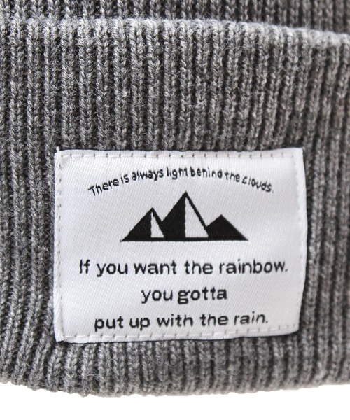 14+(イチヨンプラス)の「タグ付きニットワッチ(ニットキャップ/ビーニー・レディース・ブラック/ベージュ/ネイビー/グレー・MEDIUM/kids-M)」の7枚目の写真