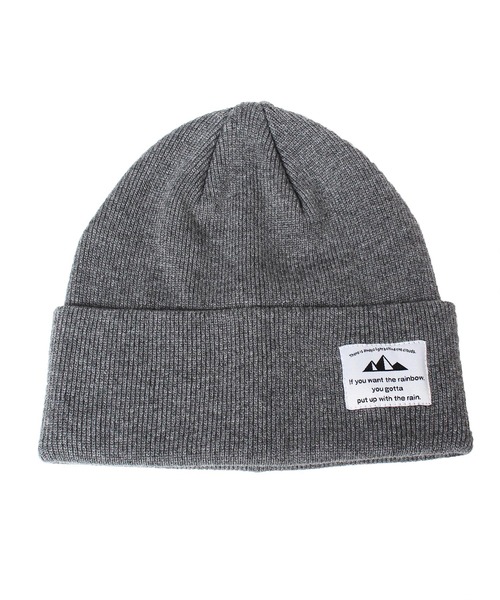 14+(イチヨンプラス)の「タグ付きニットワッチ(ニットキャップ/ビーニー・レディース・ブラック/ベージュ/ネイビー/グレー・MEDIUM/kids-M)」の10枚目の写真