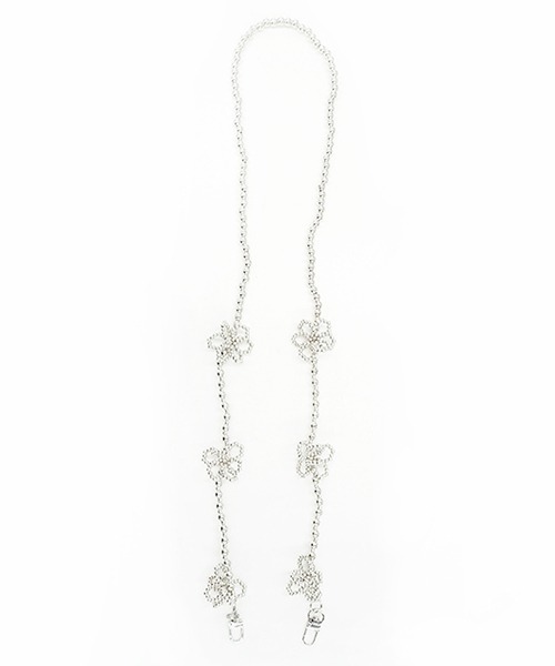 Casselini（キャセリーニ）の「【直営店限定】 Casselini(キャセリーニ)フェイクパールモバイルストラップ（スマホグッズ・レディース・ホワイト/シルバー/ブラック/クリア/ベージュ・FREE）」の6枚目の写真