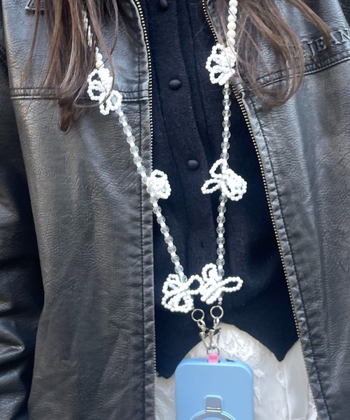 直営店限定】 Casselini(キャセリーニ)フェイクパールモバイル