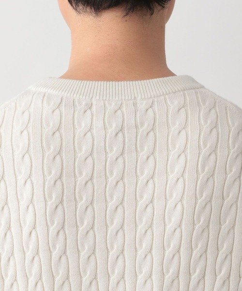 セール】洗えるスマートケーブルニット/278052（ニット/セーター