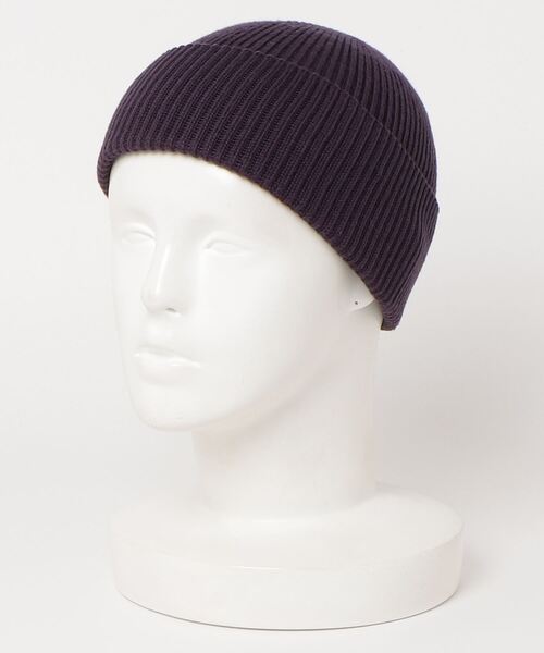 SHIPS（シップス）の「SHIPS: ベーシック リブ ワッチキャップ ニット帽（ニットキャップ/ビーニー・メンズ・ブラック/ネイビー/ブラウン/グレー/カーキ/ブルー/パープル/イエロー/ヘザーグレー・ONE SIZE）」の8枚目の写真