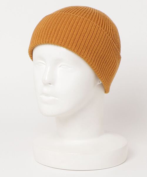 SHIPS（シップス）の「SHIPS: ベーシック リブ ワッチキャップ ニット帽（ニットキャップ/ビーニー・メンズ・ブラック/ネイビー/ブラウン/グレー/カーキ/ブルー/パープル/イエロー/ヘザーグレー・ONE SIZE）」の9枚目の写真
