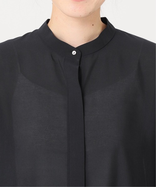 journal standard L'essage（ジャーナルスタンダードレサージュ）の「シャーリングスリーブブラウス（シャツ/ブラウス・レディース・ネイビー/アイボリー/ダークブルー・FREE）」の19枚目の写真