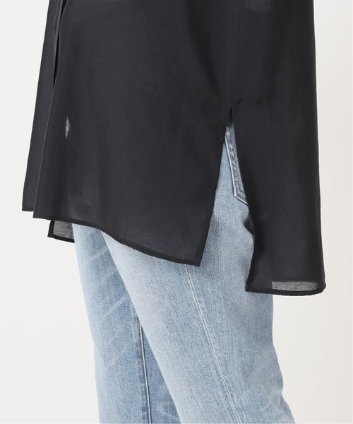 journal standard L'essage（ジャーナルスタンダードレサージュ）の「シャーリングスリーブブラウス（シャツ/ブラウス・レディース・ネイビー/アイボリー/ダークブルー・FREE）」の15枚目の写真