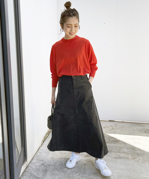 Spick & Span（スピックアンドスパン）の「18G クルーネックプルオーバー（ニット/セーター・レディース・ネイビー/レッド/ブラウン・FREE）」の19枚目の写真