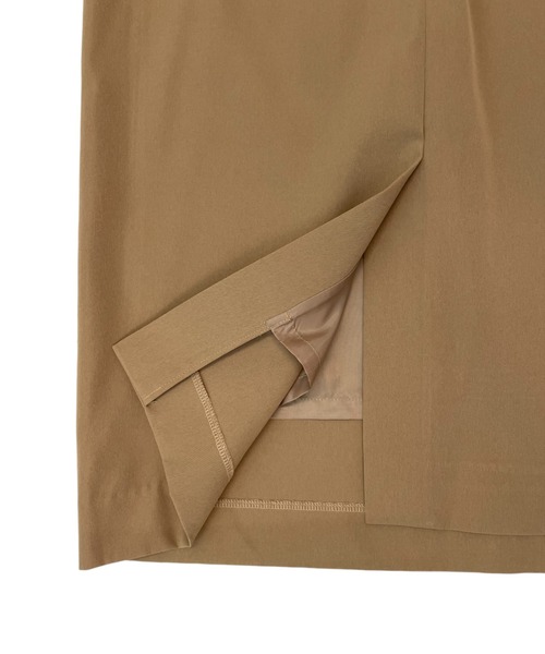 TEVALT(ヴァレット)の「フリルタイトジャンパーSK(サロペット/オーバーオール・レディース・ブラック/キャメル・38)」の14枚目の写真