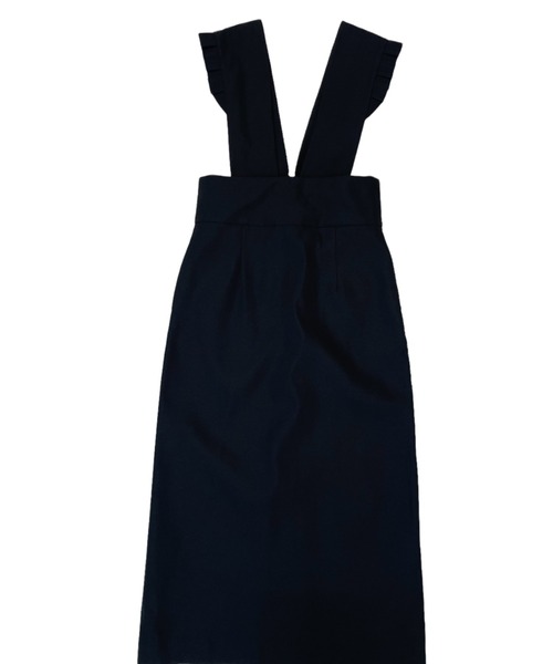 TEVALT(ヴァレット)の「フリルタイトジャンパーSK(サロペット/オーバーオール・レディース・ブラック/キャメル・38)」の18枚目の写真