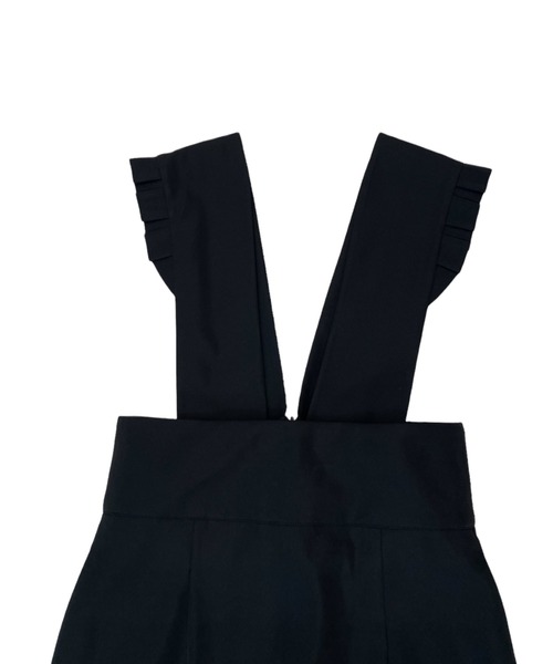 TEVALT(ヴァレット)の「フリルタイトジャンパーSK(サロペット/オーバーオール・レディース・ブラック/キャメル・38)」の20枚目の写真