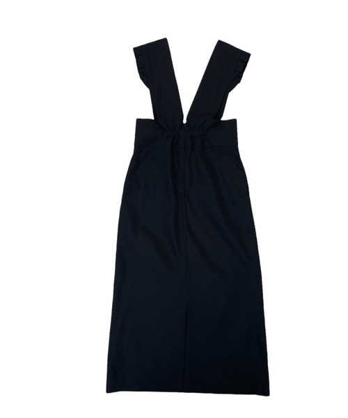 TEVALT(ヴァレット)の「フリルタイトジャンパーSK(サロペット/オーバーオール・レディース・ブラック/キャメル・38)」の19枚目の写真