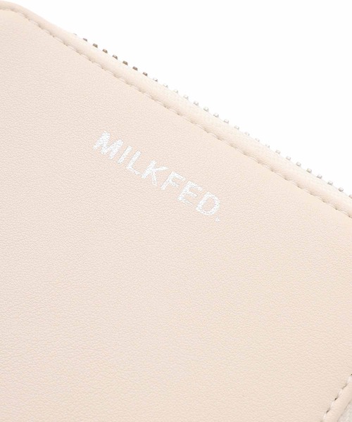 MILKFED.(ミルクフェド)の「HEART PLATE WALLET(財布・レディース・ホワイト/ライトブルー/ブラック・ONE SIZE)」の8枚目の写真