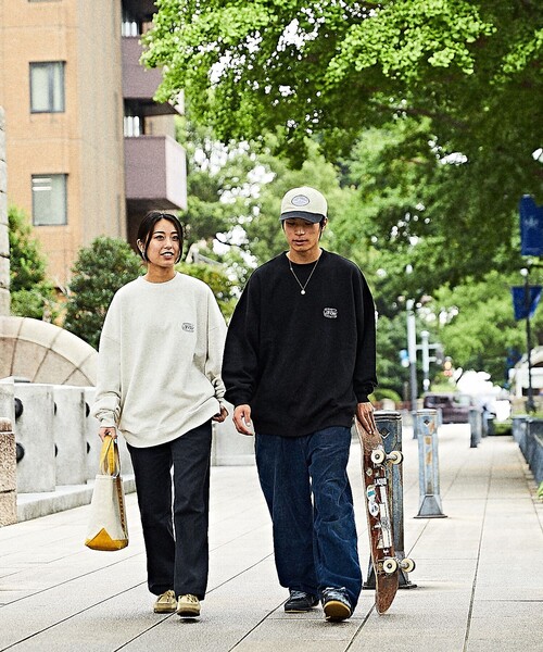 FREAK'S STORE(フリークスストア)の「WEB限定 LANDER×FREAK'S STORE/ランダー 別注 ビッグシルエット バックプリント クルーネックスウェット(スウェット・メンズ・ブラック/アッシュグレー/ダークグリーン・SMALL/MEDIUM/LARGE/X-LARGE)」の9枚目の写真