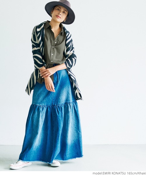 coca(coca)(コカ)の「ミリタリーネルシャツ(シャツ/ブラウス・レディース・キャメル/カーキ・ONE SIZE)」の6枚目の写真