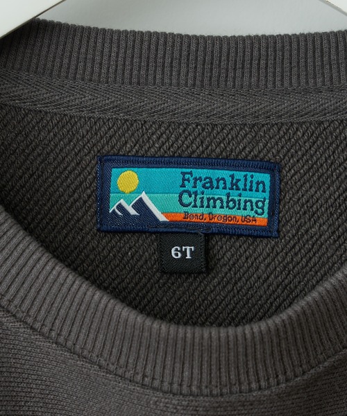 Franklin Climbing(フランクリンクライミング)の「【Franklin Climbing 】キッズ バックロゴスウェットテッククルー(スウェット・キッズ・ダークグレー/グレー/ピンク・L/XL/M/XXL)」の5枚目の写真