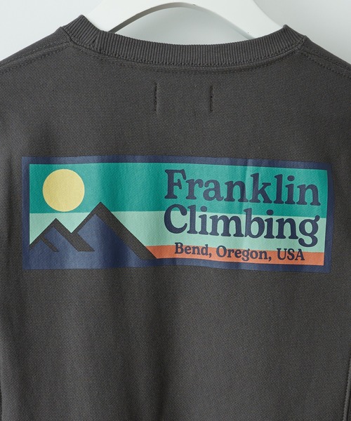 Franklin Climbing(フランクリンクライミング)の「【Franklin Climbing 】キッズ バックロゴスウェットテッククルー(スウェット・キッズ・ダークグレー/グレー/ピンク・L/XL/M/XXL)」の9枚目の写真