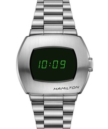 HAMILTON [ハミルトン] 腕時計 PSR （ピーエスアール） Digital クオーツ 40.8MM ブラック×シルバー