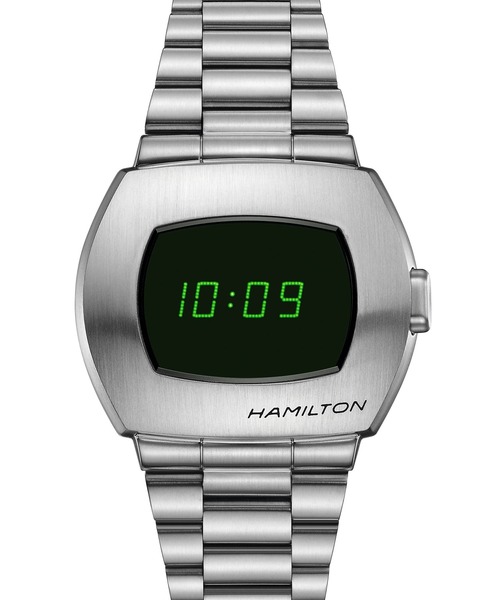HAMILTON（ハミルトン）の「HAMILTON [ハミルトン] 腕時計 PSR （ピーエスアール） Digital クオーツ 40.8MM ブラック×シルバー（デジタル腕時計・メンズ・ブラック・FREE）」の12枚目の写真