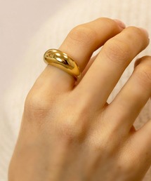 金属アレルギー対応 ステンレスぷっくりリング