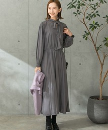 URBAN RESEARCH ROSSO | 2WAYネックボウタイギャザーワンピース(ワンピース)