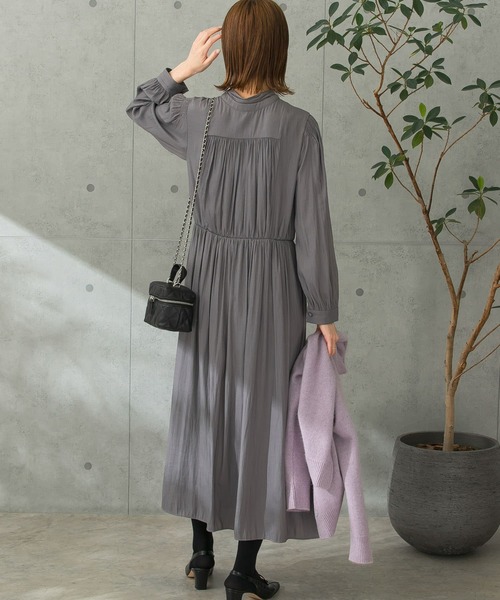 ★美品◆アーバンリサーチロッソ◆ 2WAYネックボウタイギャザーワンピース URBAN RESEARCH ROSSO（アーバンリサーチロッソ）の「2WAYネック
