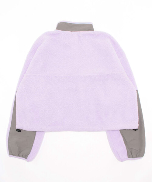 LOWRYS FARM(ローリーズファーム)の「ボアアノラックロングスリーブ 295327(Tシャツ/カットソー・レディース・ブラック/パープル/アイボリー・MEDIUM/LARGE)」の4枚目の写真