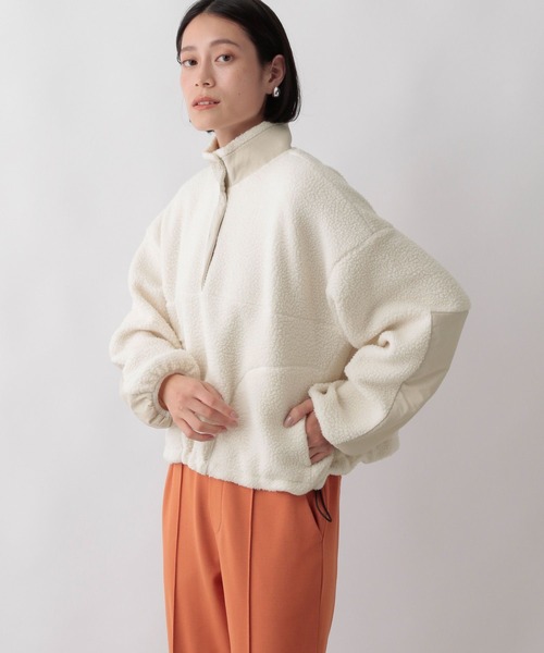 LOWRYS FARM(ローリーズファーム)の「ボアアノラックロングスリーブ 295327(Tシャツ/カットソー・レディース・ブラック/パープル/アイボリー・MEDIUM/LARGE)」の7枚目の写真