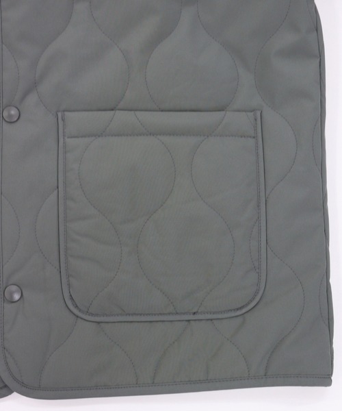 GIORDANO（ジョルダーノ）の「[ GIORDANO ]キルティングパデッドジャケット | 撥水/防風 (ユニセックス)（ダウンジャケット/コート・レディース・グリーン/ブラック/グレー・MEDIUM/LARGE/X-LARGE）」の21枚目の写真