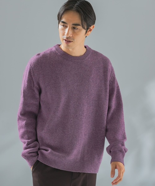 セール】『XLサイズあり』シェットランドクルーネックニット（ニット