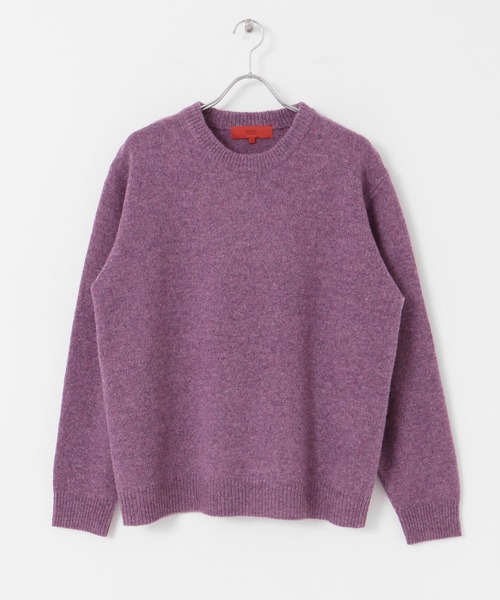 URBAN RESEARCH ROSSO MEN(アーバンリサーチロッソメン)の「『XLサイズあり』シェットランドクルーネックニット(ニット/セーター・メンズ・レッド系その他/グリーン/ネイビー/カーキ/インディゴブルー/マスタード/ラベンダー/ブルー系その他/ピンク/ホワイト/レッド/ベージュ系その他/ブラウン/ブラック/グレー・LARGE/MEDIUM/X-LARGE/SMALL)」の21枚目の写真