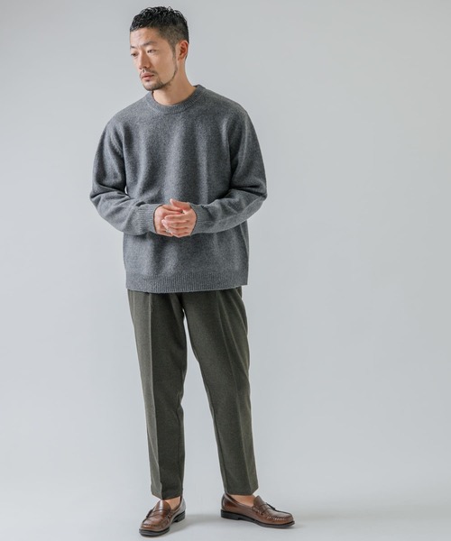 セール】『XLサイズあり』シェットランドクルーネックニット（ニット