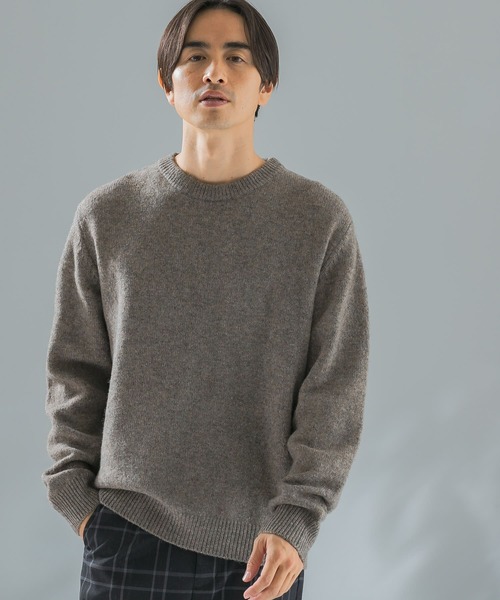 セール】『XLサイズあり』シェットランドクルーネックニット（ニット