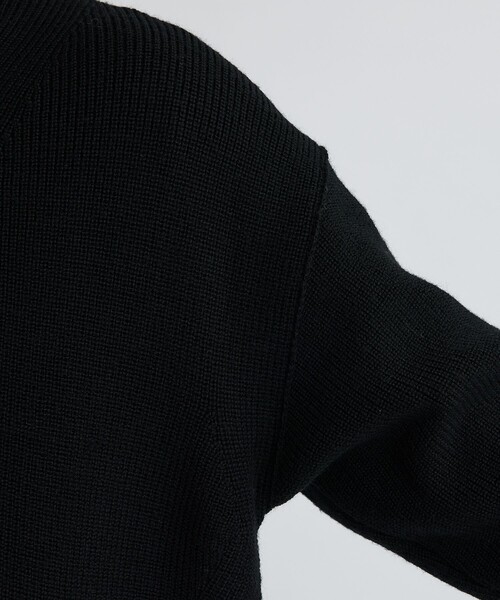 WRAPINKNOT(ラッピンノット)の「ZIP KNIT CARDIGAN(カーディガン/ボレロ・メンズ・ブラック・2/3)」の16枚目の写真