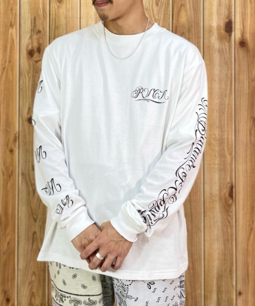 RVCA ルーカ Mr.Cartoon コラボ アート グラフィック ロンT RVCA/ルーカ×Mr.Cartoonコラボモデル ロゴプリントT ロンT